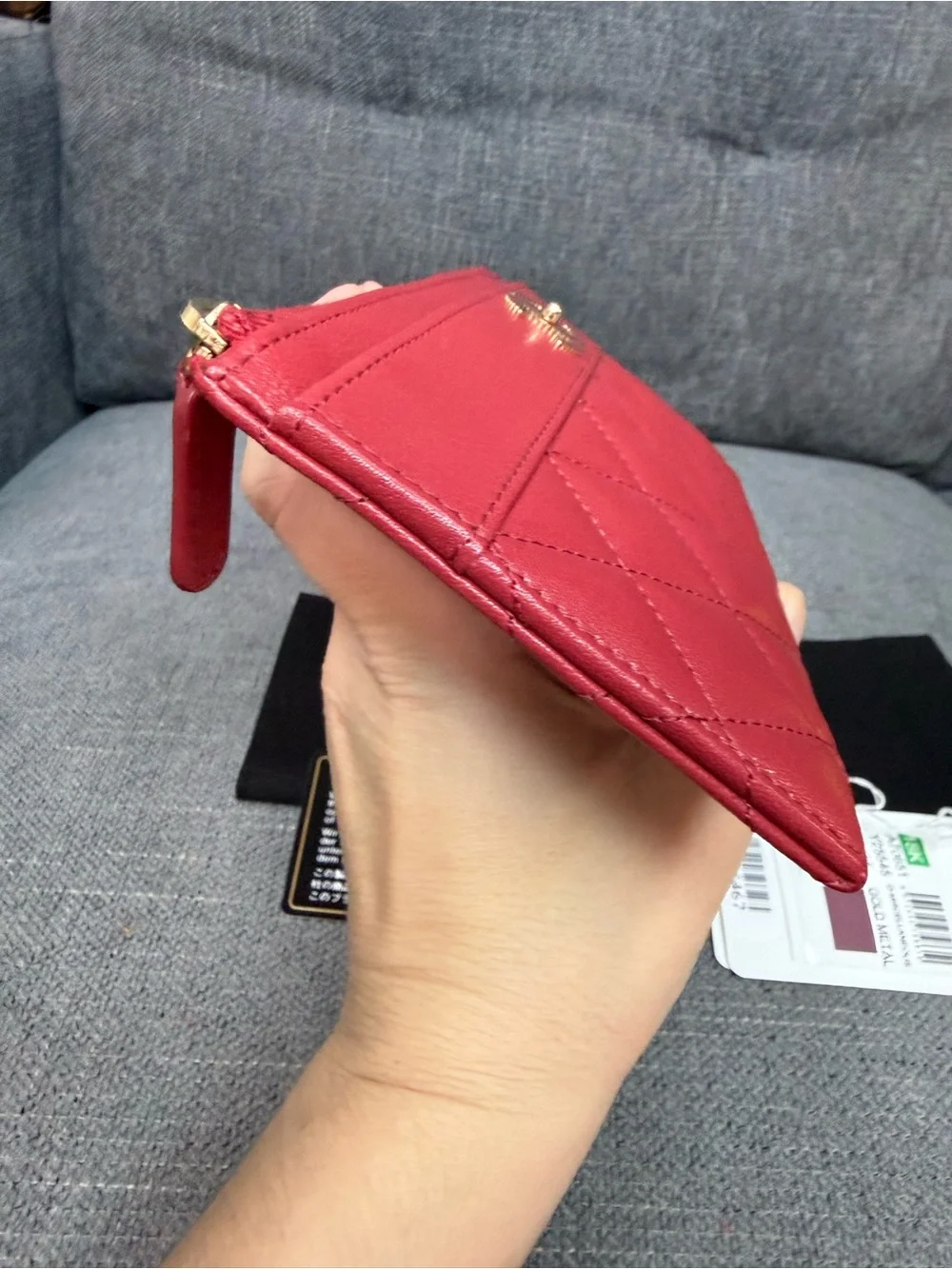 CHANEL CC mademoiselle slim zippy wallet